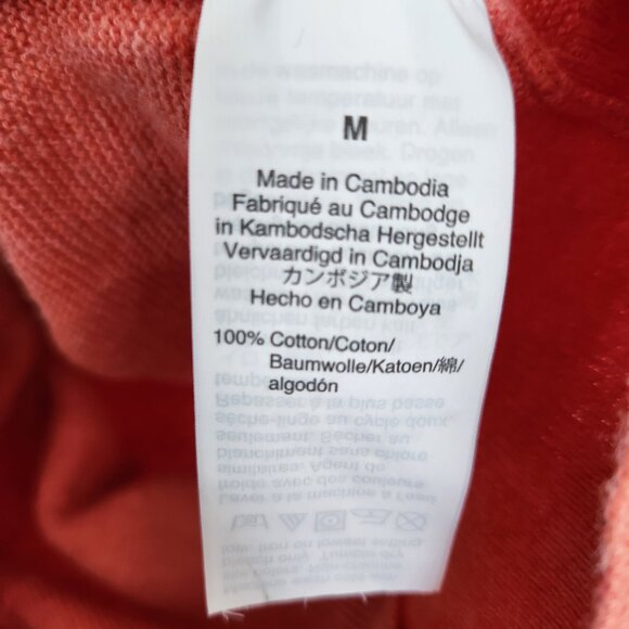 J. Crew 100% Cotton Crewneck Sweater, M, Salmon - Picture 5 of 6